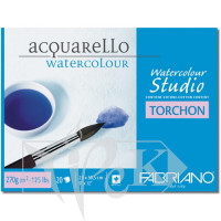 72703551 Альбом для акварелі Watercolour Studio Torchon 35,5х51 см 270 г/м.кв. 20 аркушів склейка з 4 сторін Fabriano Італія