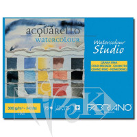 75302735 Альбом для акварелі Watercolour Studio 27х35 см 300 г/м.кв. 75 аркушів склейка Fabriano Італія