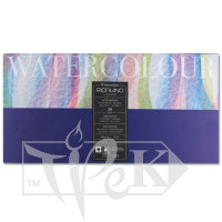 73612040 Альбом для акварелі Watercolour 20х40 см 300 г/м.кв. 20 аркушів склейка з 4 сторін Fabriano Італія