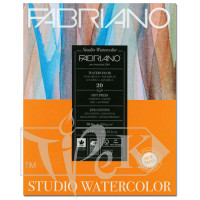 19202001 Альбом для акварелі Studio 20,3х25,4 см 200 г/м.кв. 20 аркушів Fabriano Італія