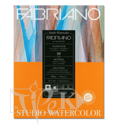 19202001 Альбом для акварелі Studio 20,3х25,4 см 200 г/м.кв. 20 аркушів Fabriano Італія