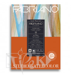 19503004 Альбом для акварелі Studio 22,9х30,5 см 300 г/м.кв. 50 аркушів Fabriano Італія