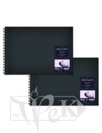 28021660 Альбом для ескізів Sketch Book А4 (21х29,7 см) 110 г/м.кв. 80 аркушів в твердій обкладинці на спіралі Fabriano Італія