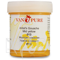 Гуашева фарба Van Pure 40 мл 013 жовта середня