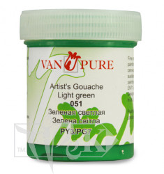 Гуашева фарба Van Pure 40 мл 051 зелена світла