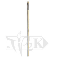 Пензлик Ivory «Живопис» 1312 Синтетика плоска № 06 довга ручка бежевий ворс