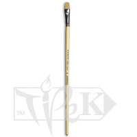 Пензлик Ivory «Живопис» 1312 Синтетика плоска № 12 довга ручка бежевий ворс