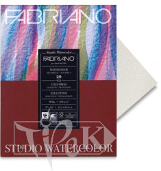 72612020 Альбом для акварелі Watercolour 20х20 см 200 г/м.кв. 20 аркушів склейка з 4 сторін Fabriano Італія