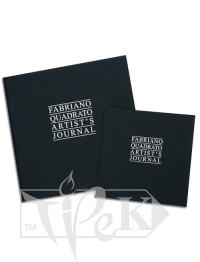 48441616 Альбом для ескізів і сухих технік Artist's Journal 16х16 см 90 г/м.кв. 96 аркушів Fabriano Італія