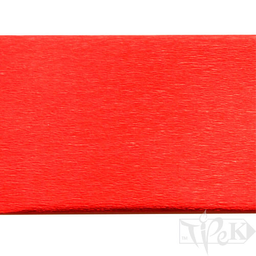 Папір креповий яскраво-червоний 50х200 см 35 г/м.кв. «Трек» Україна