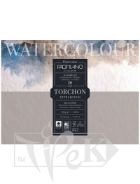 19100275 Альбом для акварелі Watercolour Torchon Extra Rough 18х24 см 300 г/м.кв. 20 аркушів склейка з 4 сторін Fabriano Італія