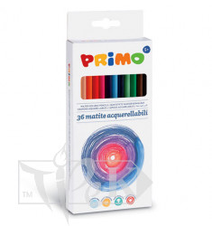 Набір акварельних олівців Minabella 36 кольорів в картонній коробці Primo Італія