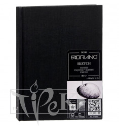19100003 Альбом для ескізів Sketch Book 25х35 см 110 г/м.кв. 80 аркушів в палітурці по довгій стороні Fabriano Італія