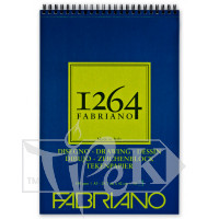 Альбом для малювання на спіралі по короткій стороні «1264» А3 (29,7х42 см) 180 г/м.кв. 50 аркушів Fabriano